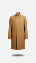 Muted Ochre Technical Blend Overcoat